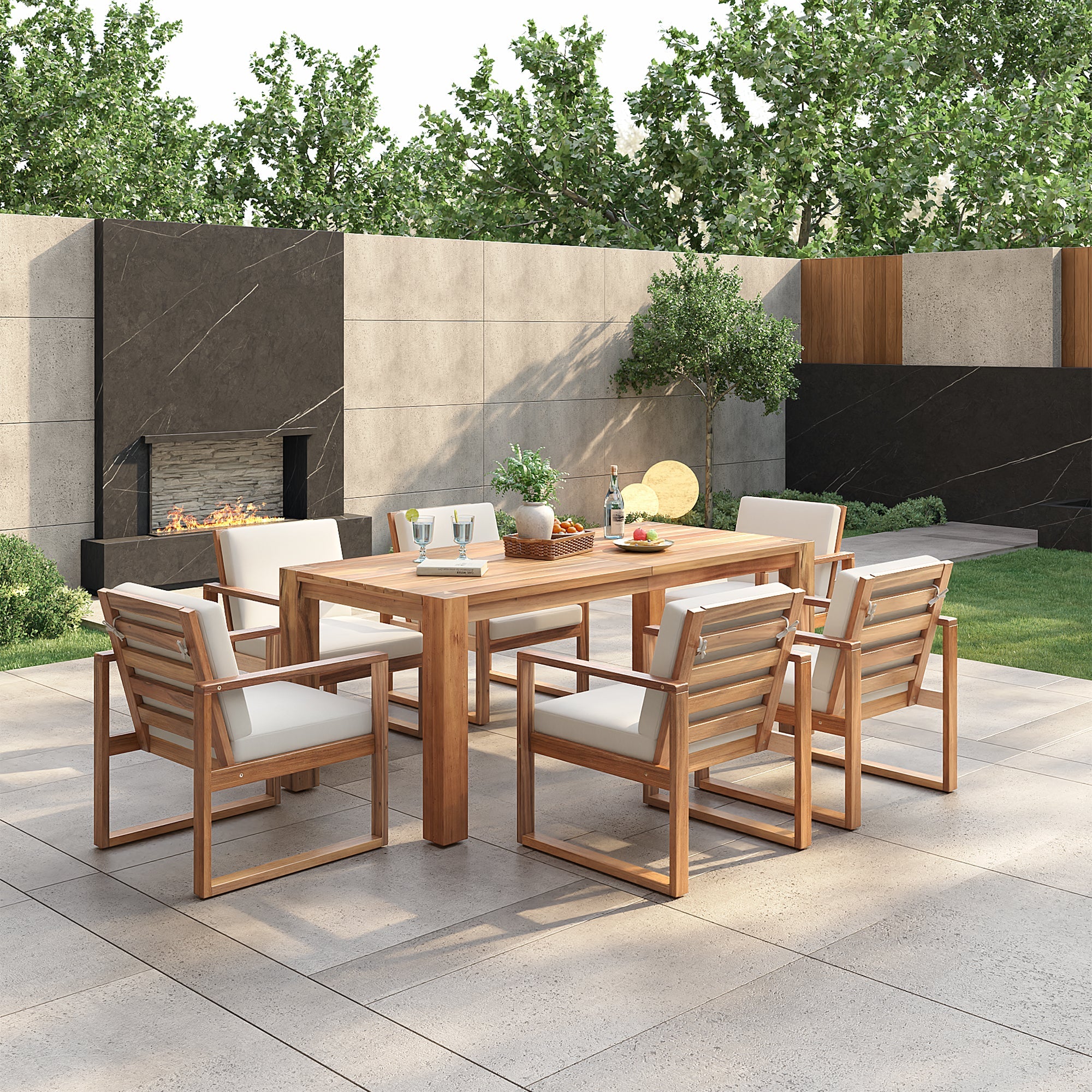 TREXM Patio Table and Chairs Set